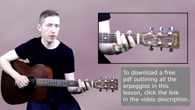 Advancing Guitar Open String Arpeggios Lesson 6