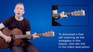 practice routines for guitar arpeggios Advancing Guitar Lesson 7