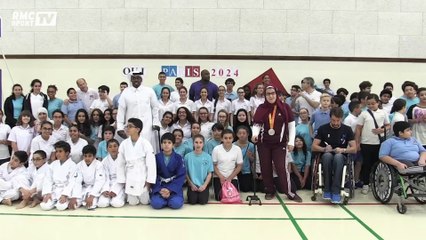 La délégation "Paris 2024" en visite dans un lycée français au Qatar