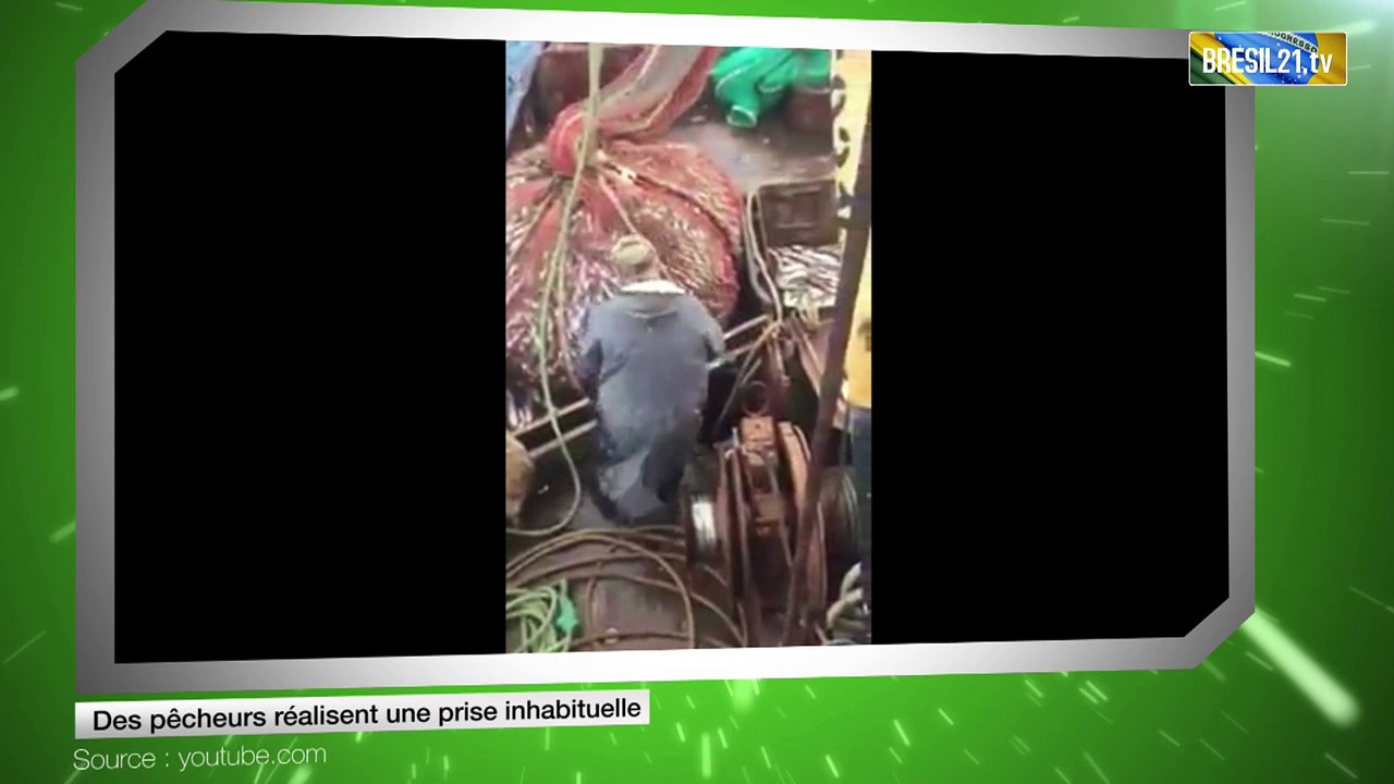 Des pêcheurs réalisent une prise inhabituelle