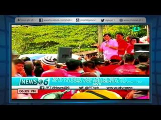 [News@6]Duterte, nanguna pa rin sa pinakabagong presidential survey ng SWS [05|06|16]