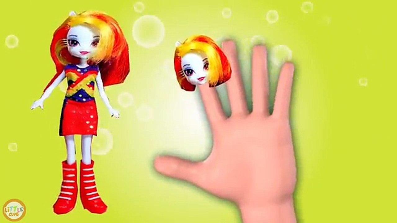 Equestria Girls Finger Family Nursery Rhymes for Children