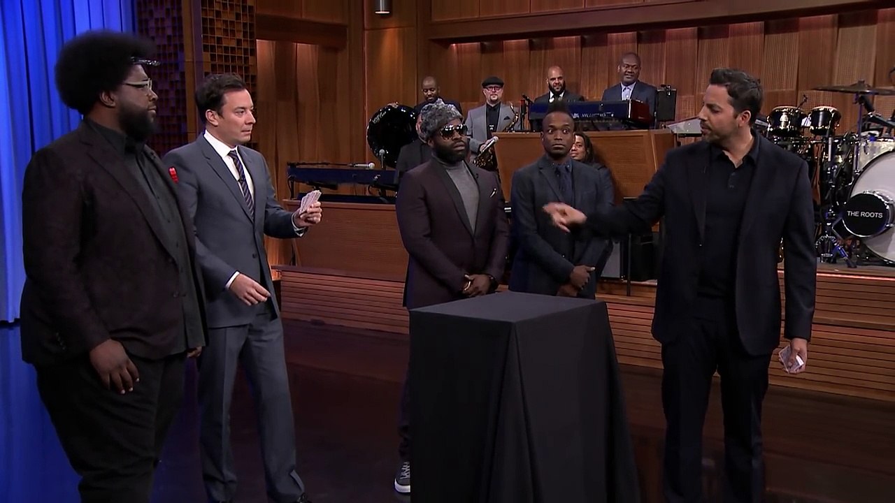 David Blaine Shocks Jimmy and The Roots with Magic Tricks