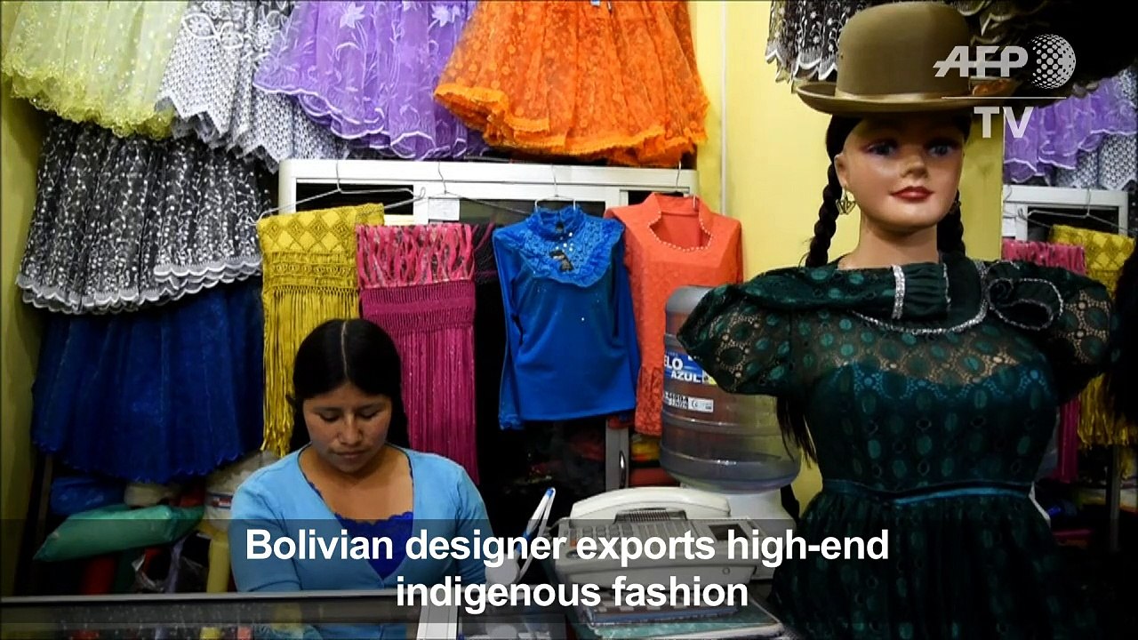 Bolivian designer exports high-end indigenous fashion