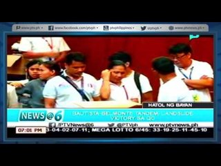 [News@6] Bautista-Belmonte Tandem, lanslide victory sa QC [May 10, 2016]