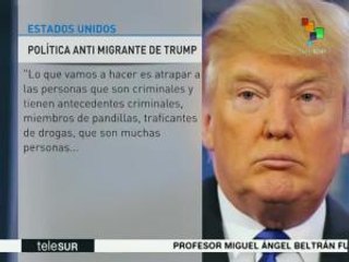 Donald Trump advierte que atrapará y deportará a millones de personas