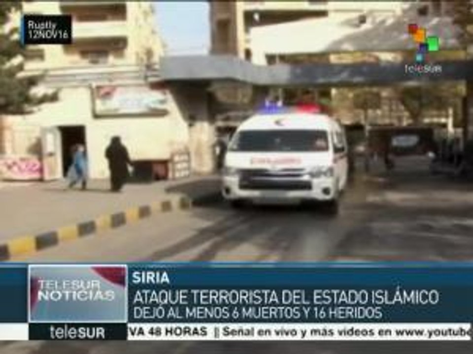 Actos terroristas en Alepo y Al Raqa provocan 6 muertos y 16 heridos