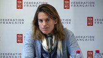 FedCup - France: conférence de presse de Amélie Mauresmo
