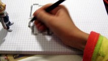 Как нарисовать Робин Гуда по пикселям How to draw Robin Pixel