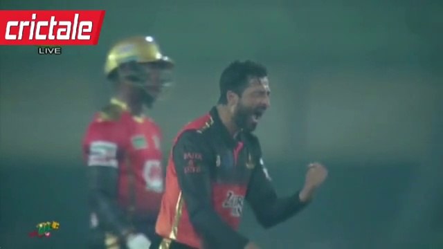 Junaid Khan bold Imrul Kayes as a reply of 6