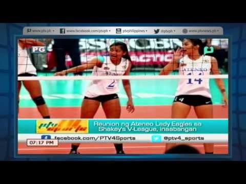 [PTVSports] Reunion ng ateneo Lady Eagles sa Shakey's V-League, inaabangan [05|18|16]