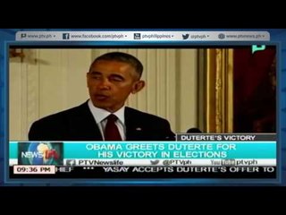 [NewsLife] Obama greets Duterte for his victory in Elections  [05|18|16]