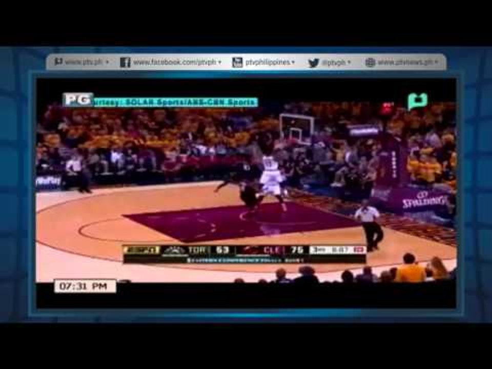 [PTVSports] Cleveland Cavaliers, wagi sa Game 1 ng Eastern conference finals  [05|18|16]