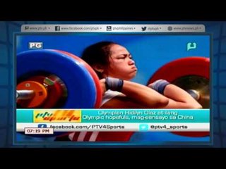 [PTVSports] Olympian Hidilyn Diaz at ilang Olympic Hopefuls, mageensayo sa China [05|18|16]