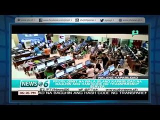 [News@6] PPCRV: wala kaming kapabilidad na baguhin ang hashcode ng transpararency server