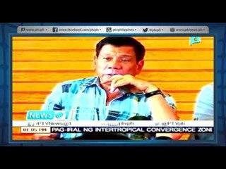 [News@1] Duterte, pinangalanan na kahapon ang mag opisyal na miyembro ng kanyang administrasyon