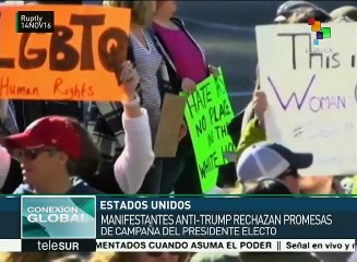 Miles en EE.UU. rechazan al pdte. electo