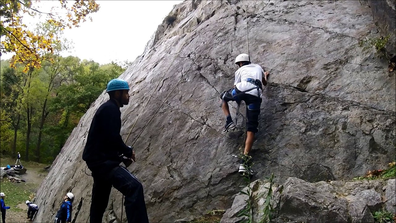 Sortie escalade à Saint-Symphorien sur Coise