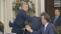 Ukrainian Lawmakers Come to Fisticuffs During Gov’t Meeting