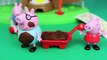 Peppa Pig Treehouse Family Holiday Play-Doh Muddy Puddles at Daniel Tigers Tree House DisneyCarToys