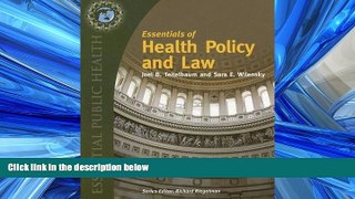 Read Essentials of  Health Law and Policy FullOnline Ebook