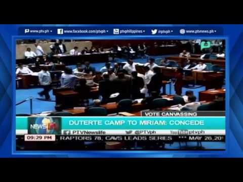 [NewsLife] Duterte Camp to Miriam: Concede [05|26|17]