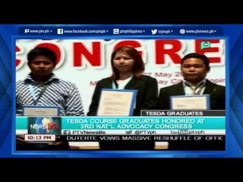 [NewsLife] Tesda course graduates honored at 3rd Nat'l Advocacy congress [05|26|17]