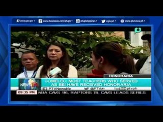 [NewsLife] COMELEC: Most teachers who served as BEI received Honoraria [05|26|17]