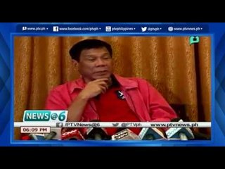 [News@6] Reshuffling sa hanay ng PNP, NBI at BUCOR, ipapatupad umano ni Duterte [05|26|16]