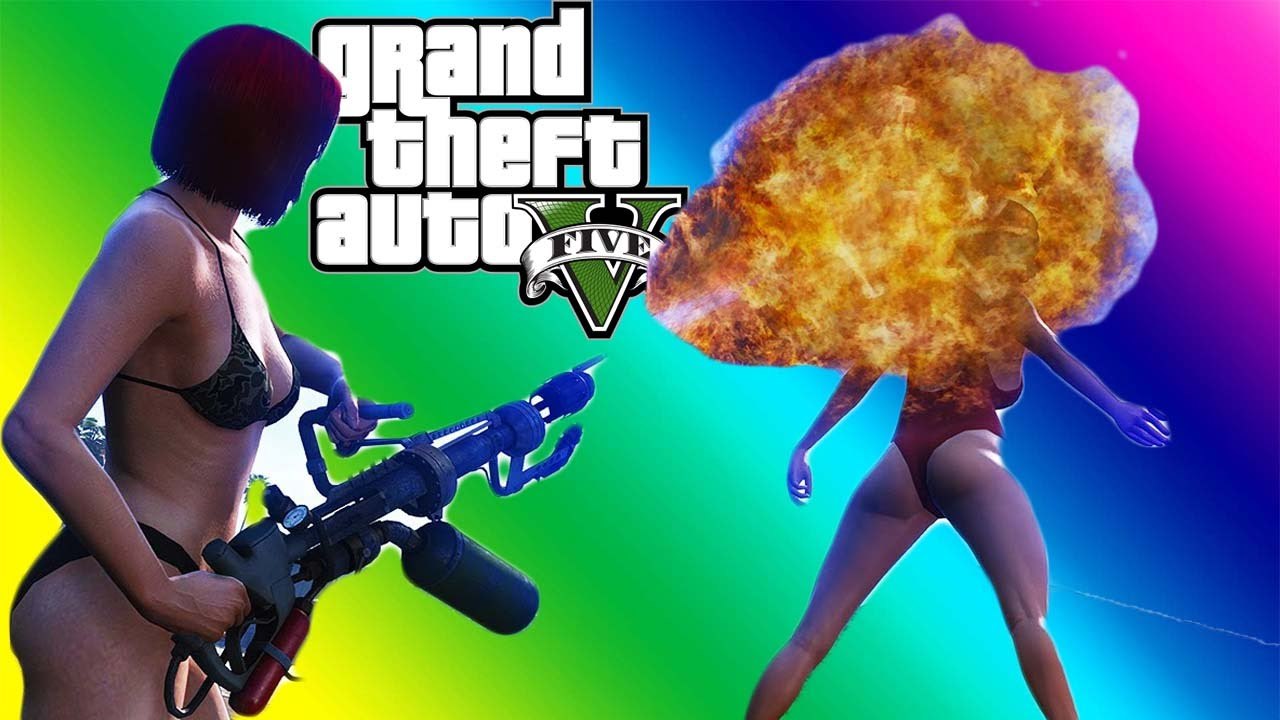 VanossGaming GTA 5 Online Funny Moments - Chrome Car Drive Away, Dance, Tipper Trucks Multiplayer