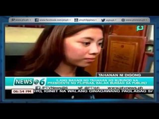 [News@6] Ilang bahagi ng tahanan ni Duterte, balak buksan sa publiko [05|25|16]