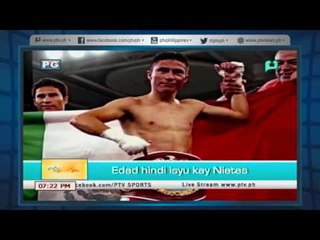 [PTVSports] Edad hindi isyu kay Nietes [05|24|16]