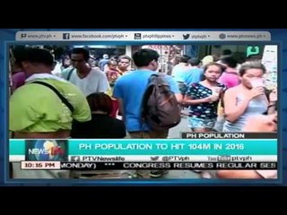 [NewsLife] PH Population to hit 104M in 2016 [05|23|16]