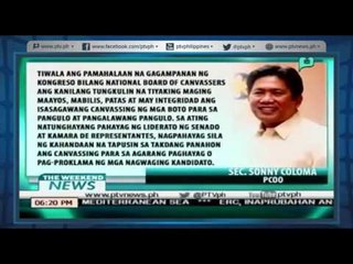 Bilangan ng boto sa Pagkapangulo at Pangalawang Pangulo sa Kongreso, nakatakda sa May 25 [05|22|16]