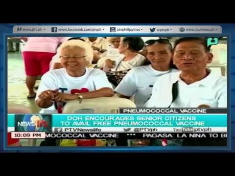 [NewsLife] DOH encourages senior citizens to avail free Pneumococcal vaccine [05|20|16]