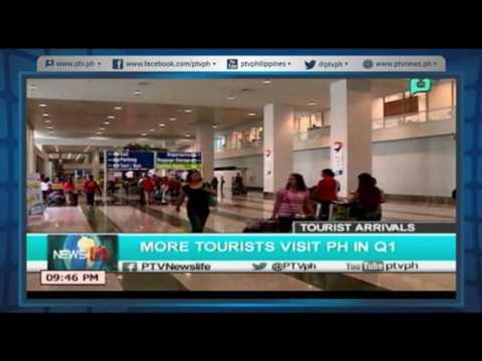 [NewsLife] More tourist visit PH in Q1  [05|19|16]