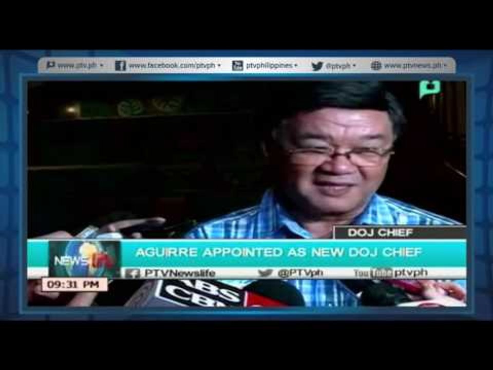 [NewsLife] Aguirre appointed as New DOJ Chief [05|19|16]