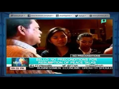 [NewsLife] Bello: No preconditions for resumption of Peace talks [05|19|16]
