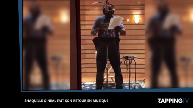 Shaquille O'Neal de retour en studio, il prépare son come-back dans le rap (Vidéo)