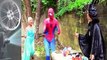 Joker Vs Spiderman & Frozen / oker gets giant gummy hand! Spiderman Elsa Gummy Tongues! Fun Movie