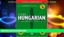 Big Deals  In-Flight Hungarian: Learn Before You Land (English and Hungarian Edition)  Best Seller