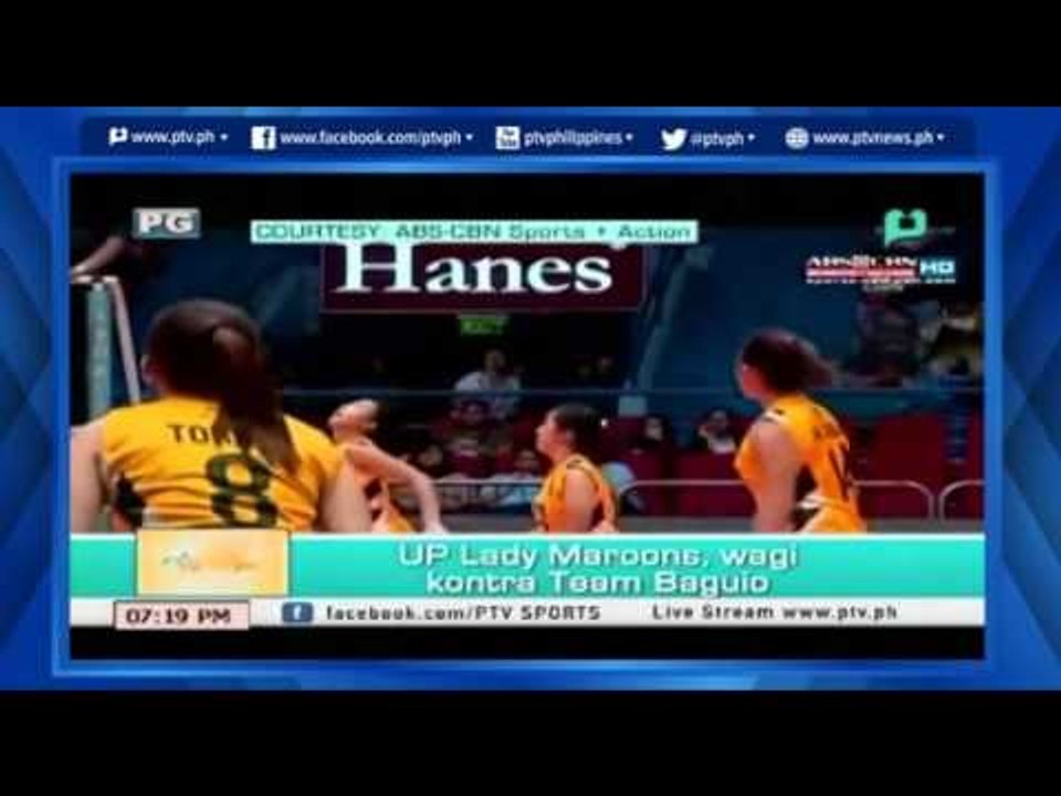 [PTVSports] UP Lady Maroons, wagi kontra Team Baguio [06|09|16]