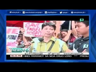 [News@6] Mga empleyado ng Dr. Jose Fabella hospital, nagsagawa ng kilos protesta