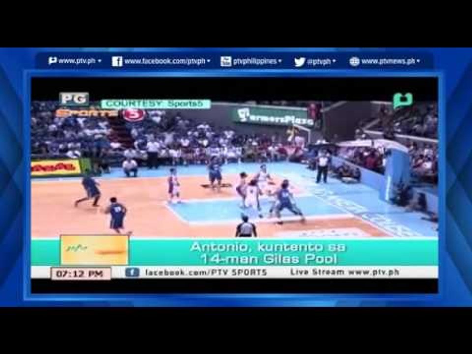 [PTVSports] Team manager Butch Antonio, kuntento sa 14-man Gilas Pool [06|09|16]