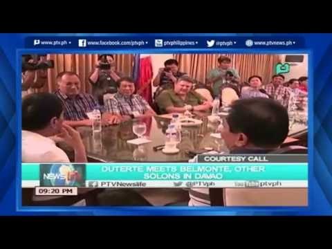 [NewsLife] Duterte meets Belmonte, and other solons in Davao [06|07|16]
