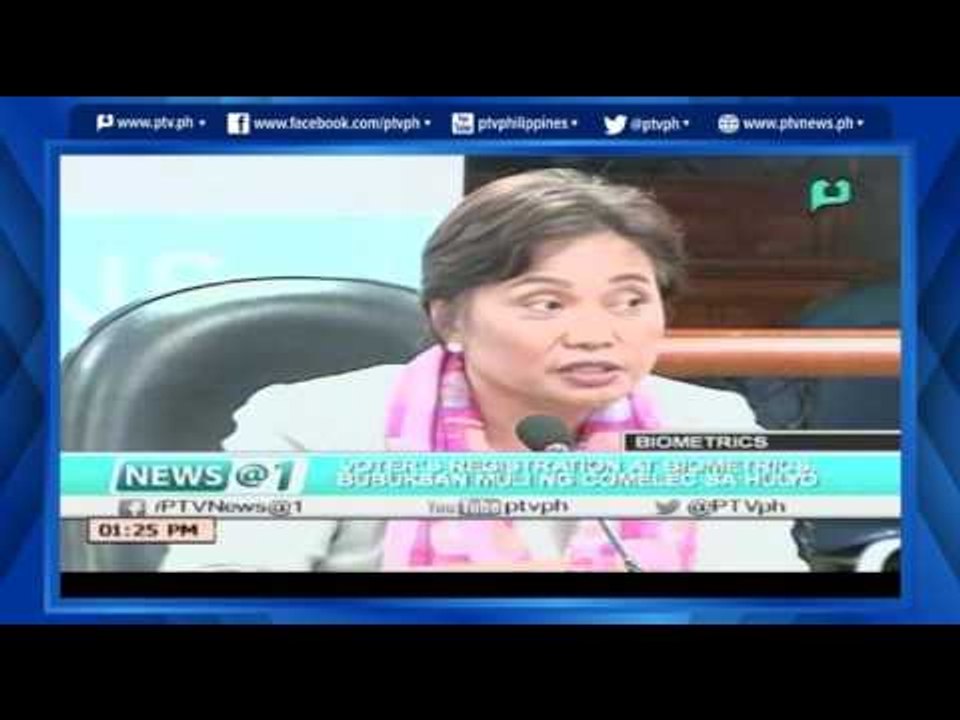 [News@1] Voter's Registration at Biometrics, bubuksan muli ng COMELEC sa Hulyo [06|07|16]