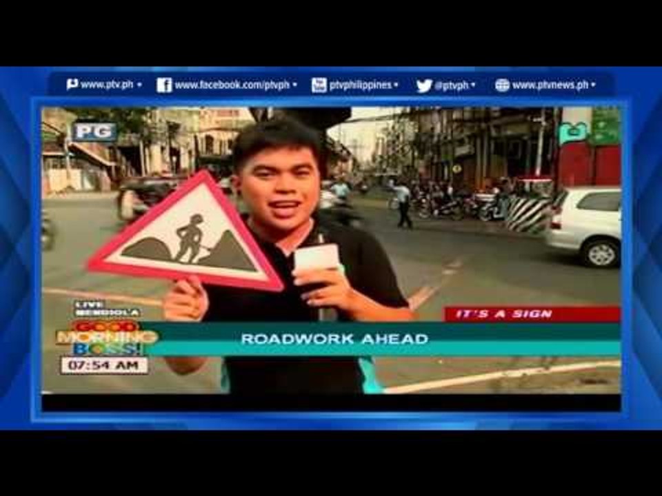 [Good Morning Boss] Traffic Sign: "Roadwork Ahead" [06|03|16]