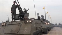 أول استعراض عسكري لحزب الله في سوريا