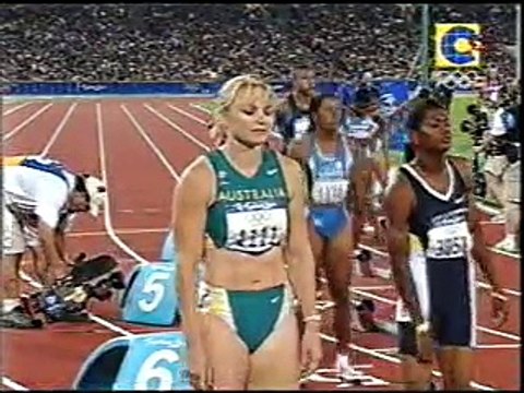 Marion Jones vs Melinda Gainsford - Final, 200m, Sydney 2000