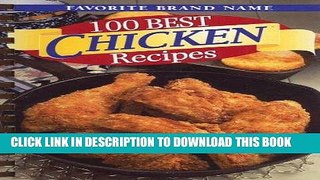 [PDF] FREE 100 Best Chicken Recipes [Read] Full Ebook